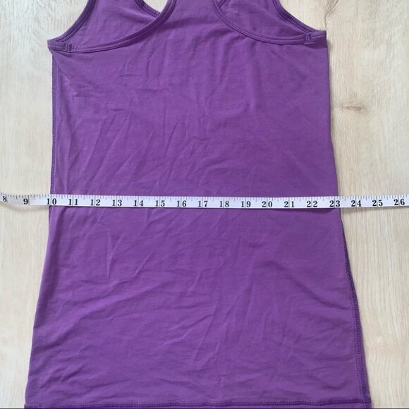 Lululemon Cool Racerback Tank Top Size 4 US Purple Magenta Yoga‎ Athleisure - Picture 9 of 11